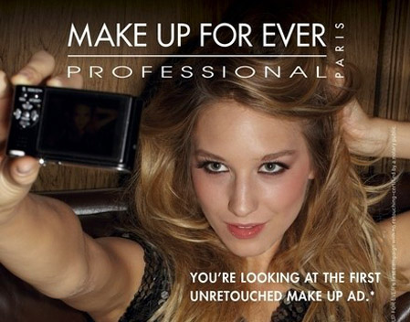  Makeup on The Make Up For Ever Advert